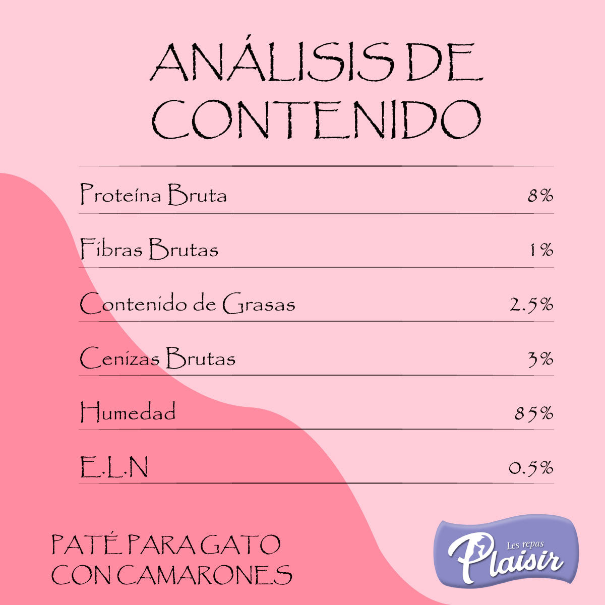 Paté alimento húmedo Gato Adulto- Camarón 100 gr