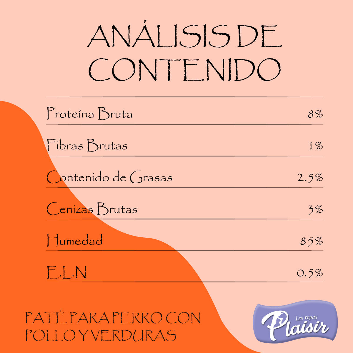 Paté Alimento Húmedo Pollo y Verduras Perro - 100 gr