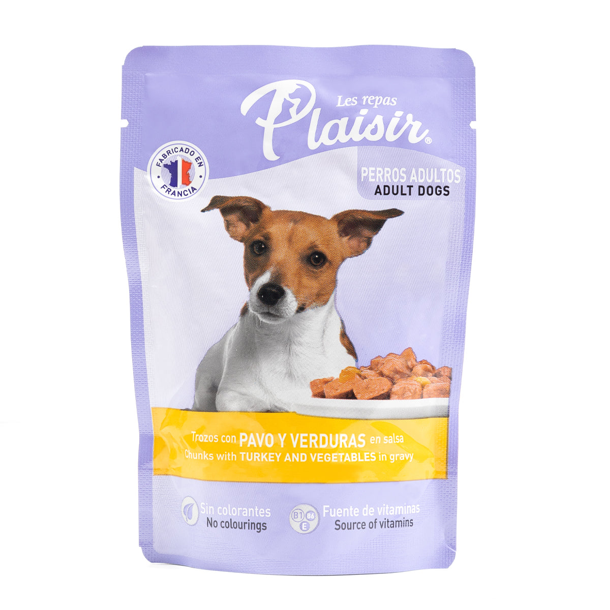 Pouch Trozos de Carne Pavo y Verduras Perro